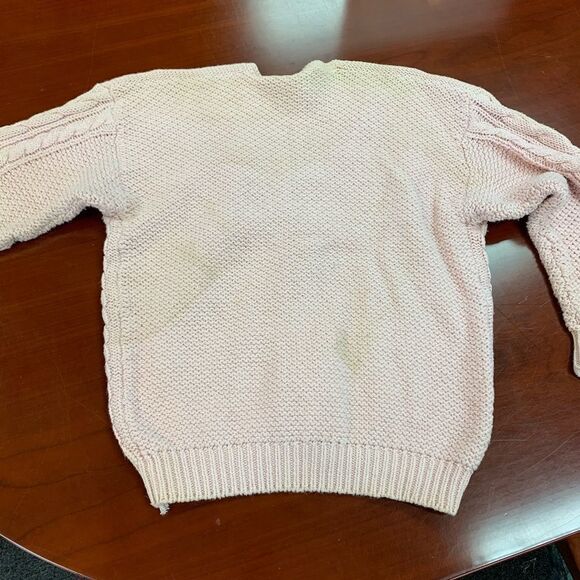 Vintage Best American Pink Chunky Pearl Button Cardigan sz M - Picture 4 of 4